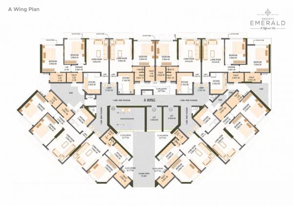  drushti-emerald Drushti Emerald Wing A Cluster Plan