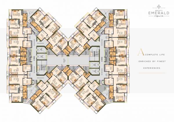  drushti-emerald Drushti Emerald Wing A Cluster Plan