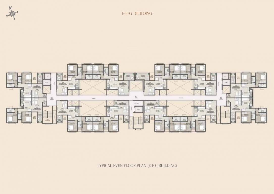  anika piccadilly Tower 1 Cluster Plan