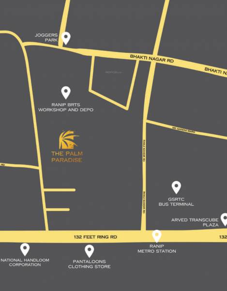  the-palm-paradise Location Plan