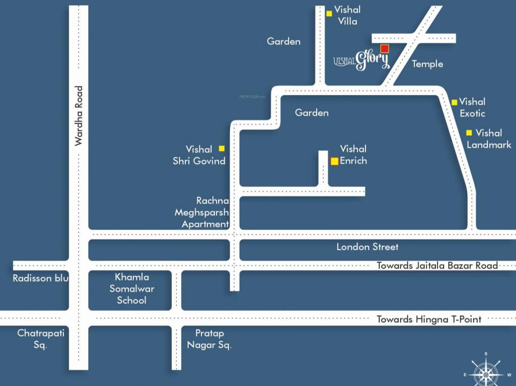  vishal glory Location Plan
