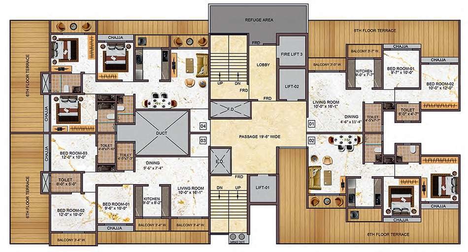  vedant empire phase ii wing b hampton Phase II Wing B Hampton Cluster Plan