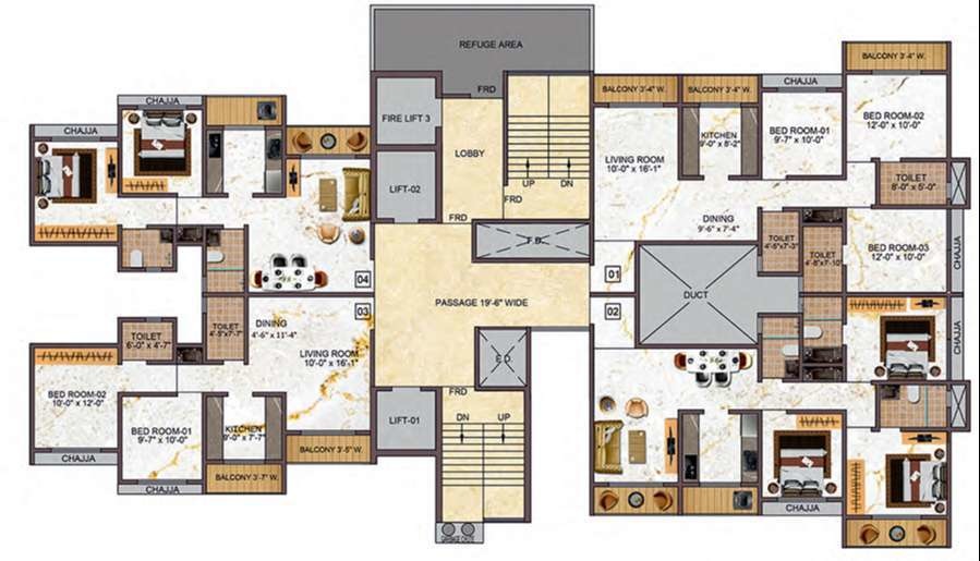  vedant empire phase ii wing b hampton Phase II Wing B Hampton Cluster Plan