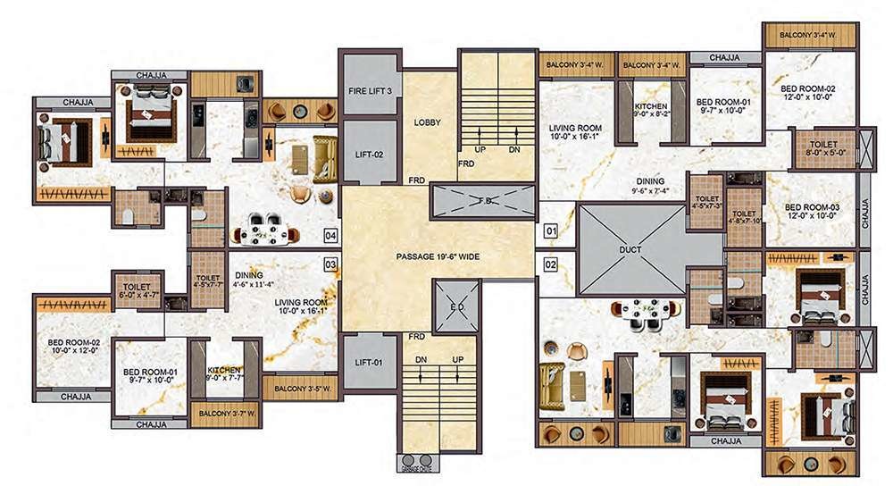  vedant empire phase ii wing b hampton Phase II Wing B Hampton Cluster Plan