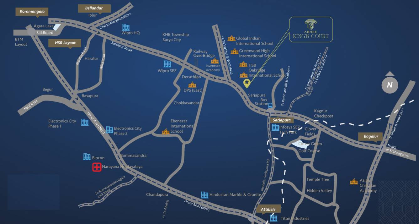  kings court Location Plan