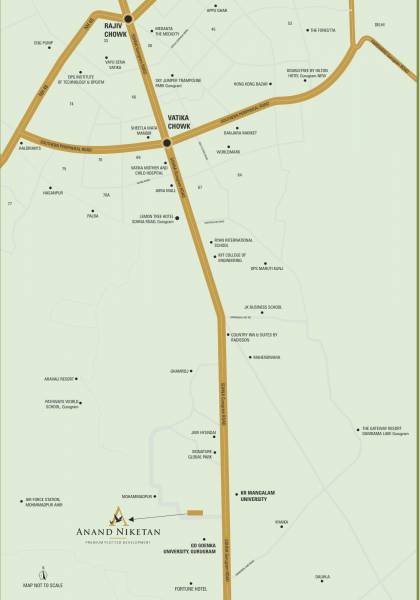  anand-niketan Location Plan