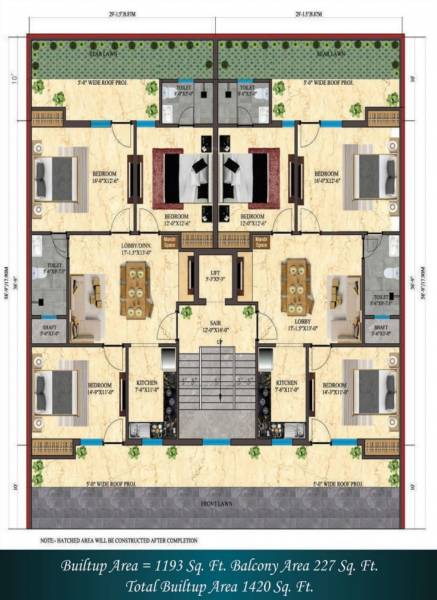 Luxury Builder Floors Typical Cluster Plan luxury-builder-floors Luxury Builder Floors Typical Cluster Plan