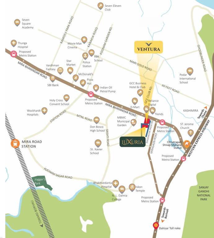  luxuria Location Plan