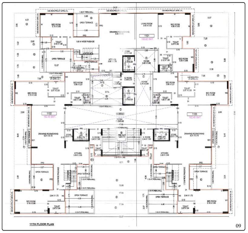 sankalp ananta Sankalp Ananta Cluster Plan for 11th Floor