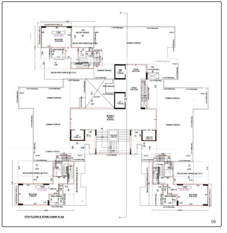  sankalp ananta Sankalp Ananta Cluster Plan for 12th Floor