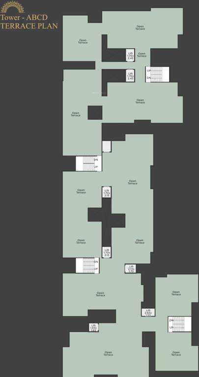  golden icon phase ii A To D Terrace Cluster Plan