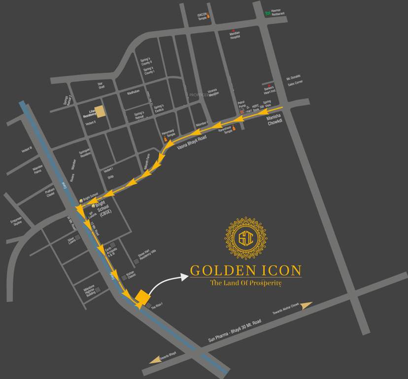  golden icon phase ii Location Plan