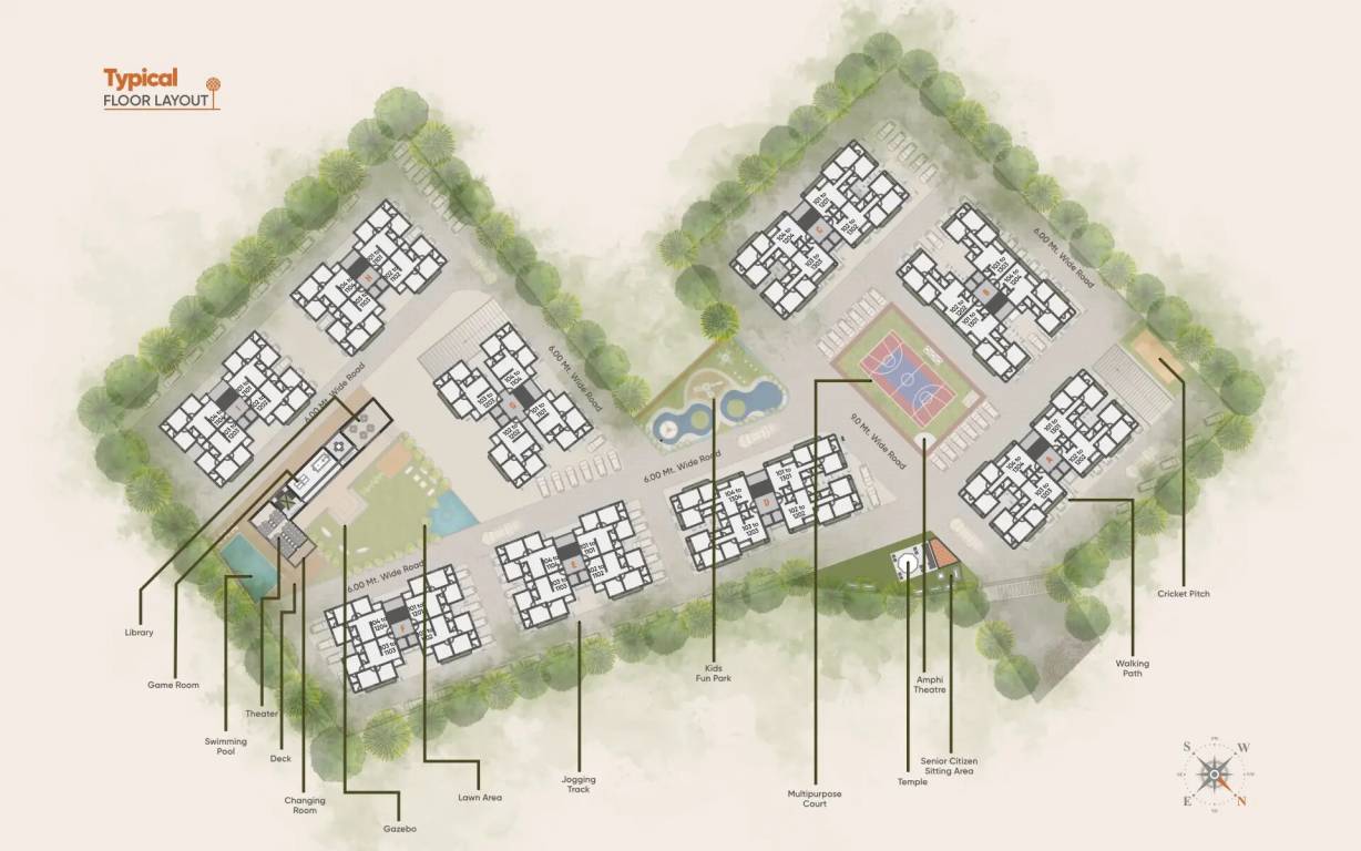parkview A B C D E F G Cluster Plan