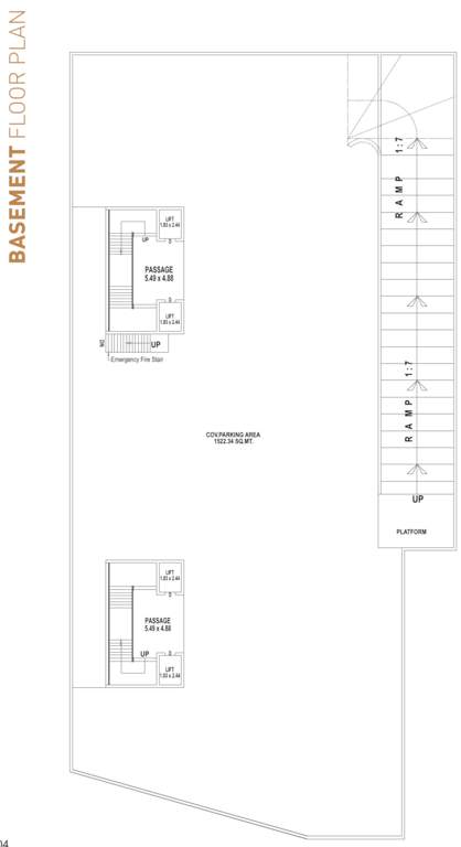  shaligram west A, B Basement Cluster Plan