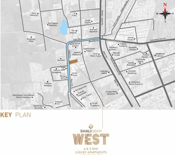  shaligram-west Location Plan