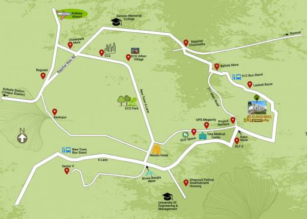  sun-shine-green-city- Location Plan