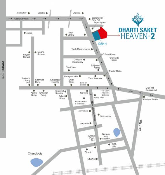  dharti-saket-heaven-2 Location Plan
