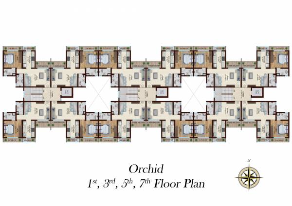  park-one Tower 1 Cluster Plan