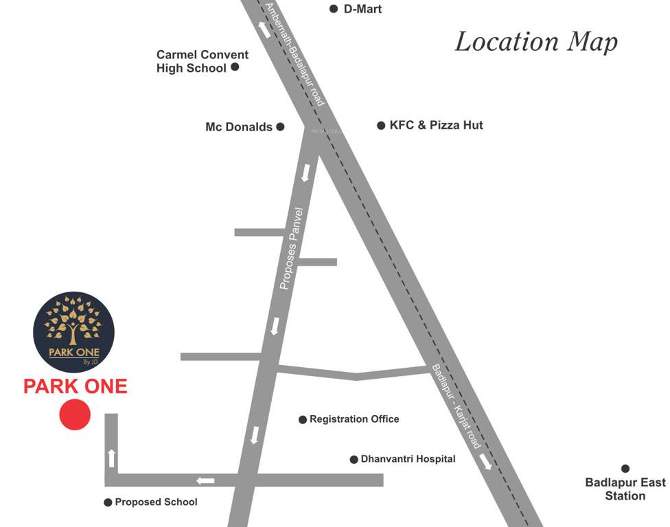  park one Location Plan