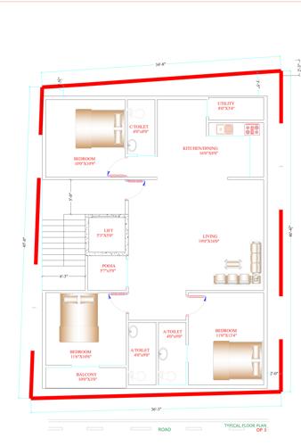  sri-sai-slv Sri Sai SLV Cluster Plan from 1st to 5th Floor