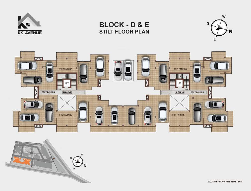  avenue Block A Cluster Plan