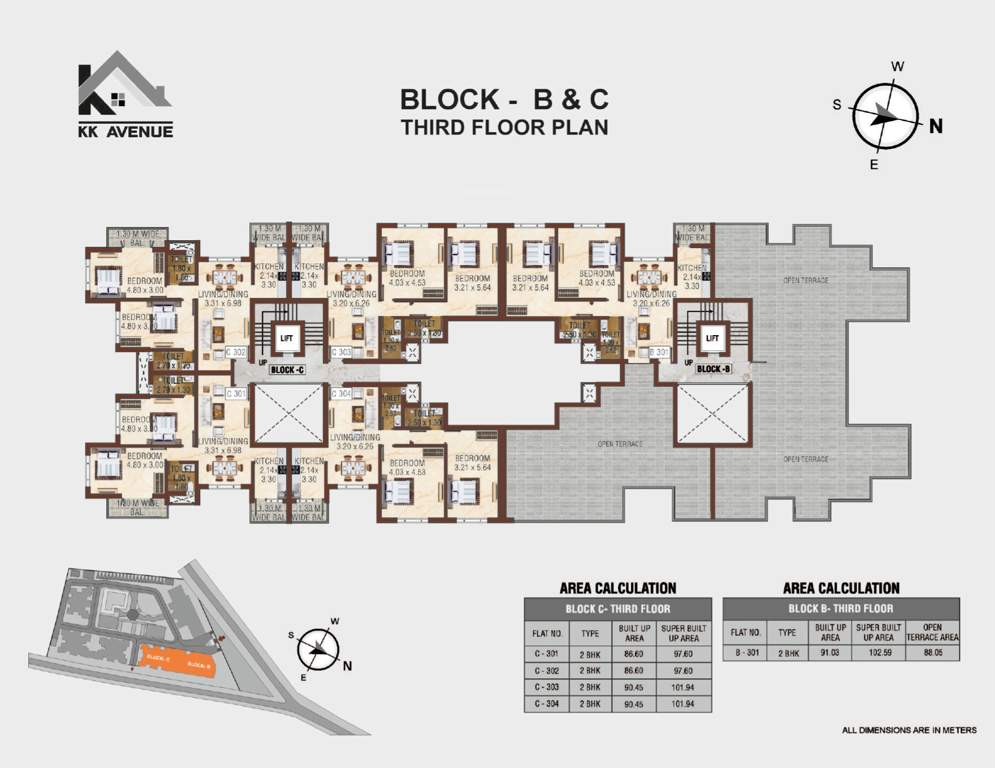  avenue Block A Cluster Plan