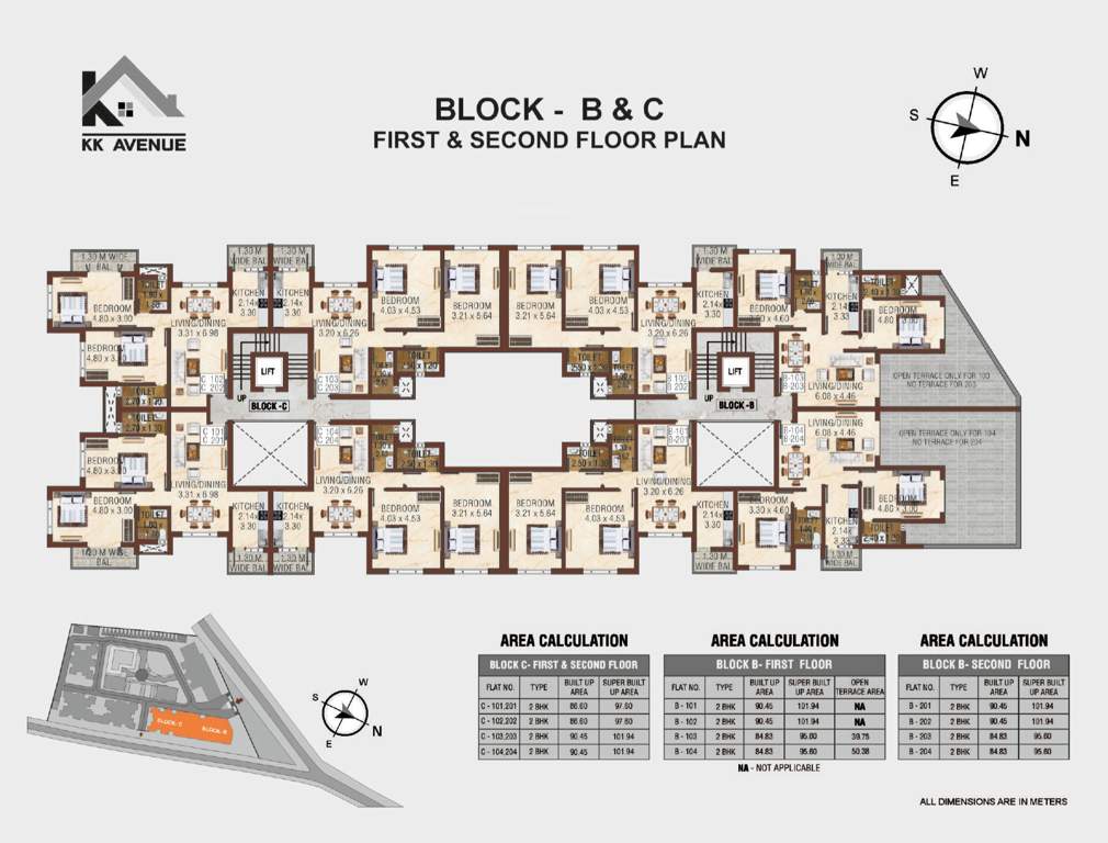  avenue Block A Cluster Plan