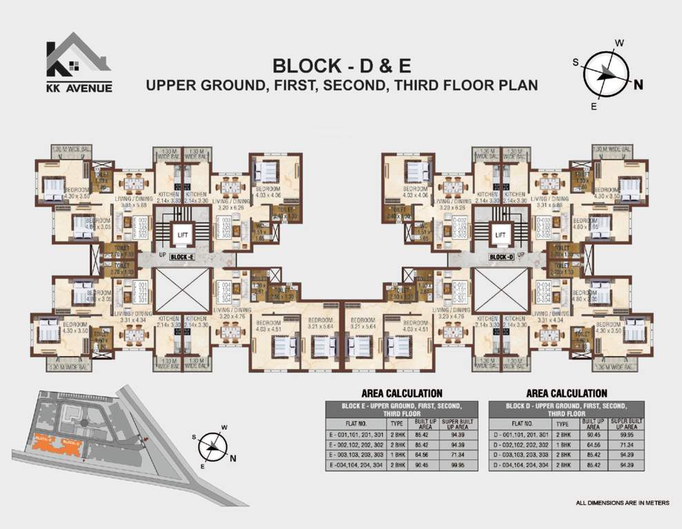  avenue Block A Cluster Plan