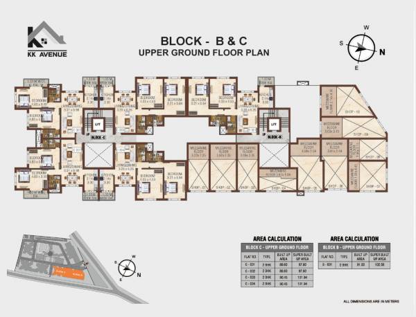  avenue Block A Cluster Plan