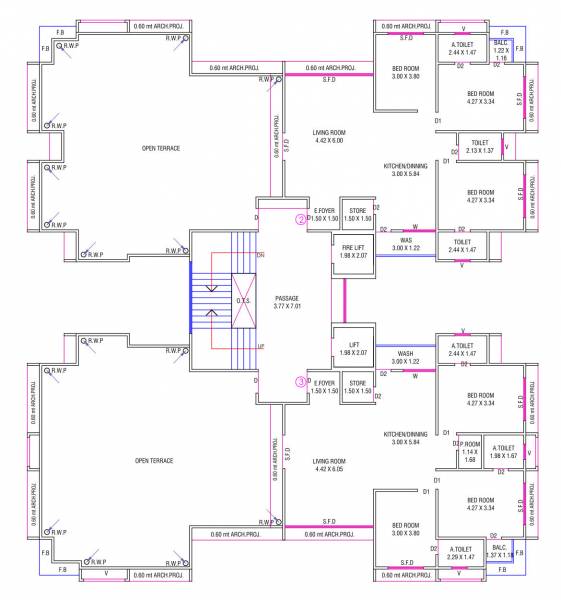 Block B Cluster Plan for 12th Floor simandhar-avenue Block B Cluster Plan for 12th Floor
