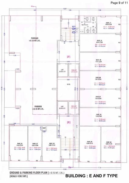 E, F Ground Cluster Plan gajanand-residency E, F Ground Cluster Plan