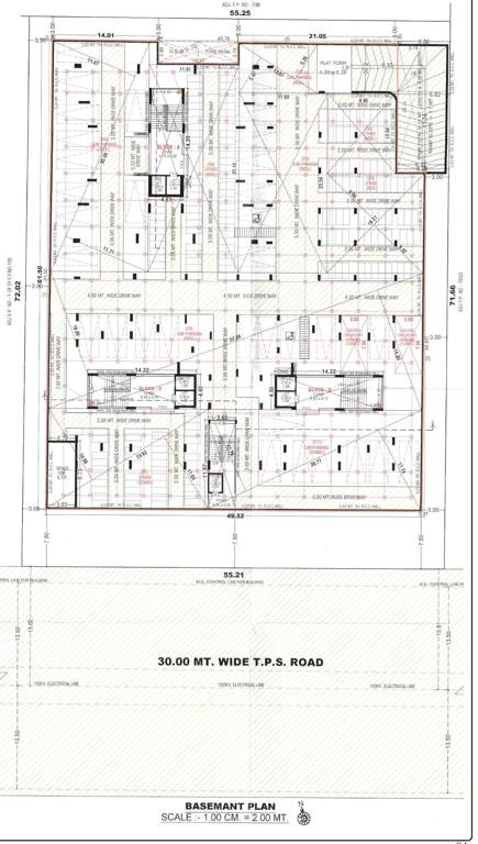  rehvassa saffron Block A, Block B, Block C Basement  Cluster Plan