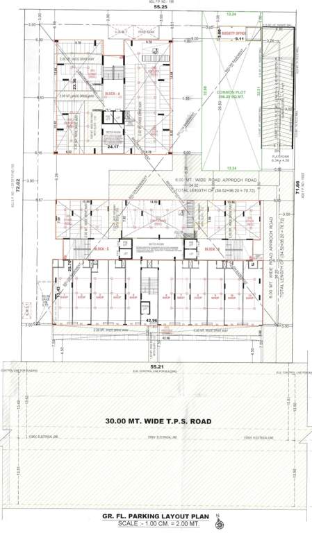  rehvassa saffron Block A, Block B, Block C Parking  Cluster Plan