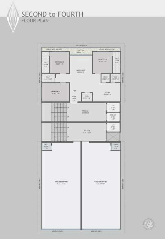  paramount Paramount Cluster Plan for 2nd Floor