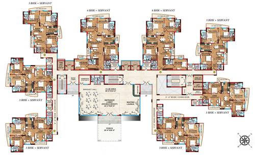  ontario-r3 Ontario R3 Cluster Plan For Ground Floor