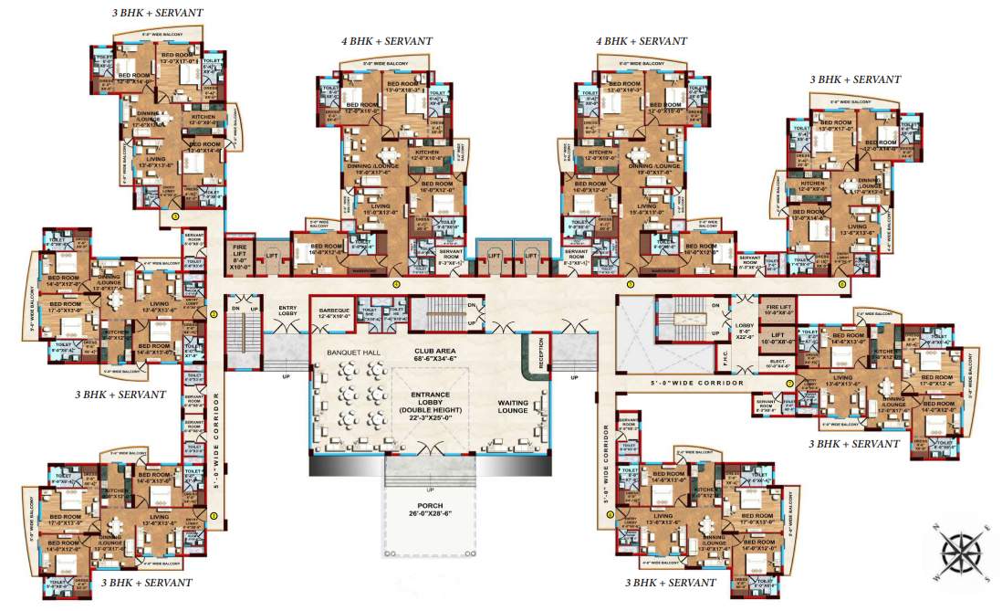  ontario r3 Ontario R3 Cluster Plan For Ground Floor