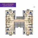Residential Building No 2 Cluster Plan  landmark Residential Building No 2 Cluster Plan