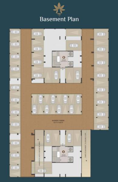 Block A BAsement Floor Cluster Plan skybell Block A BAsement Floor Cluster Plan