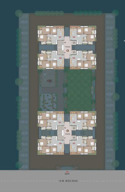  skybell Block A Cluster Plan