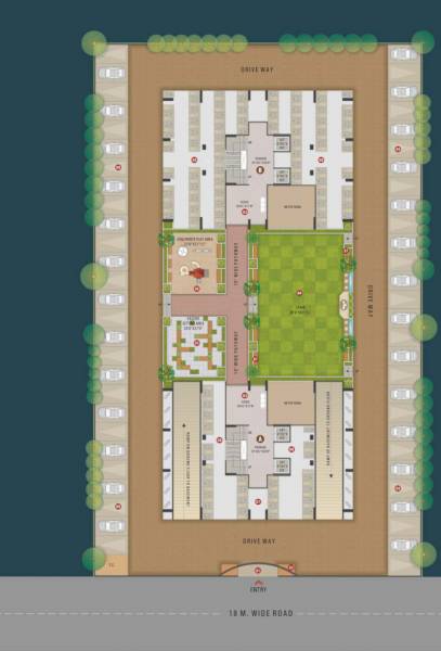 Block A Ground Floor Cluster Plan skybell Block A Ground Floor Cluster Plan