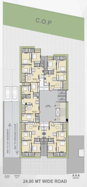  prayasam Prayasam Cluster Plan For Typical Floor