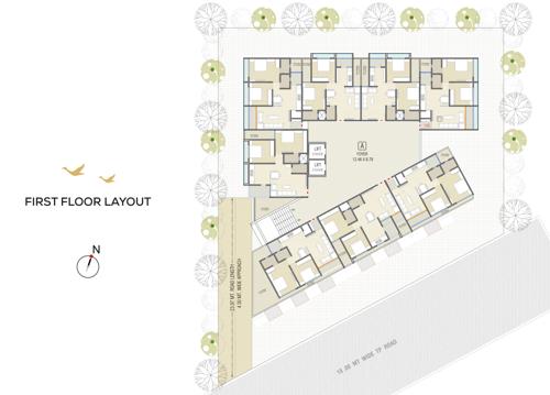  shyam-vihar Shyam Vihar Cluster Plan for 1st Floor