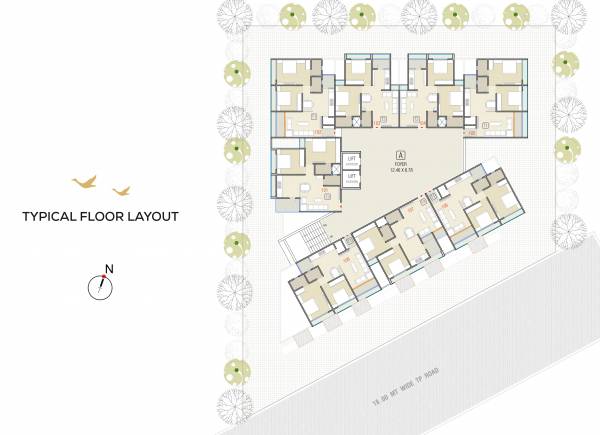  shyam-vihar Shyam Vihar Cluster Plan for Typical Floor