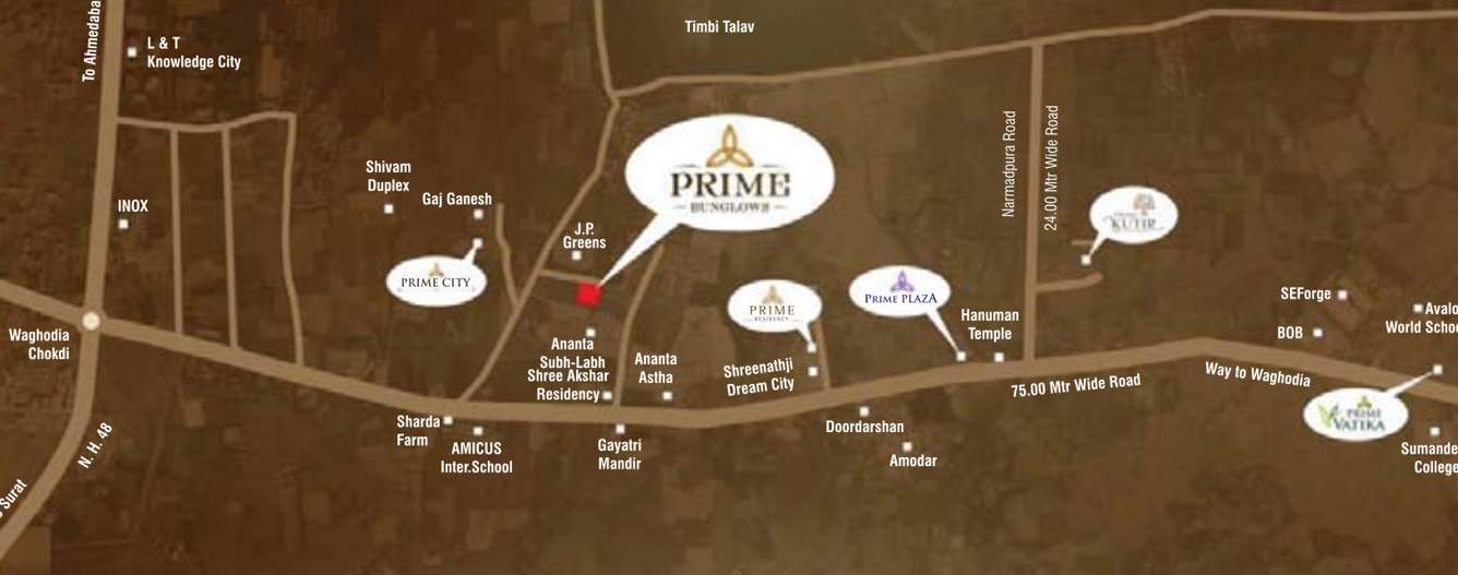  bunglows Location Plan
