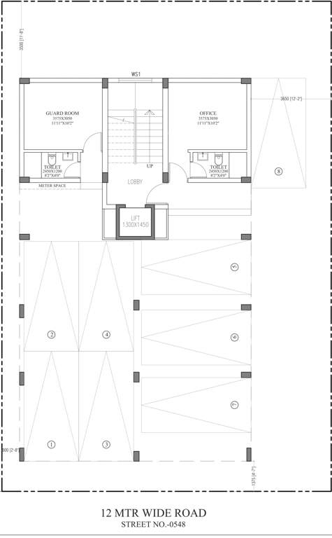  nagarpranto cooperative housing society Nagarpranto Cooperative Housing Society Cluster Plan For Ground Floor