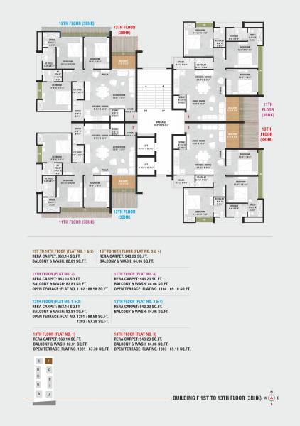 Tower 1 Cluster Plan siddhi-vinayak-elements Tower 1 Cluster Plan