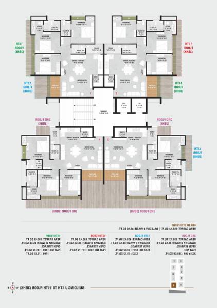 Tower 1 Cluster Plan siddhi-vinayak-elements Tower 1 Cluster Plan