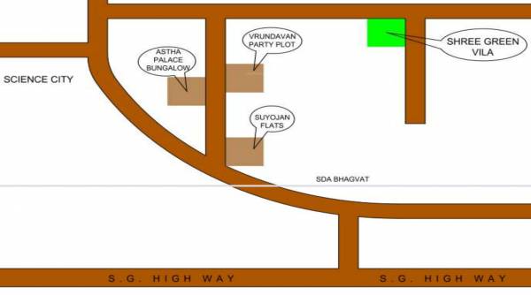  shree-green-villa Location Plan