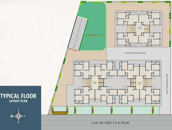  aarohi-elegance A, B, C Cluster Plan From 2nd To 9th Floor
