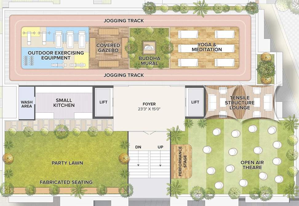  rich wood A Terrace Cluster Plan